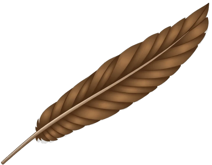 Symbolic feather